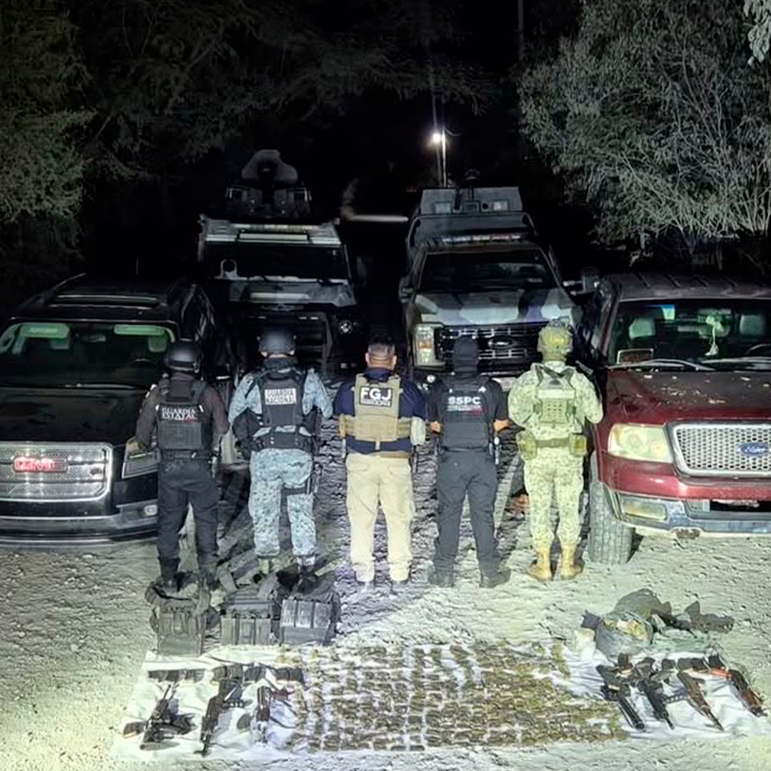 Operativo en Ciudad Victoria Deja Armas, Droga y Camionetas Asegurados
